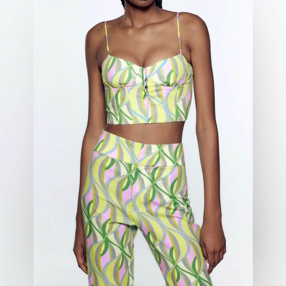 Zara multicolor corset: Barbie collection